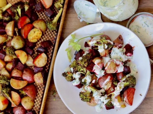 Roasted Vegetables w/ Yogurt&nbsp;Sauce